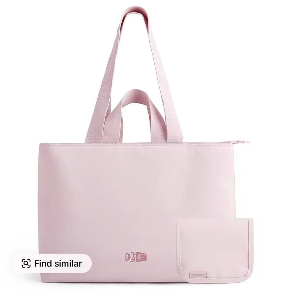 Bagsmart Light Pink Tote Bag